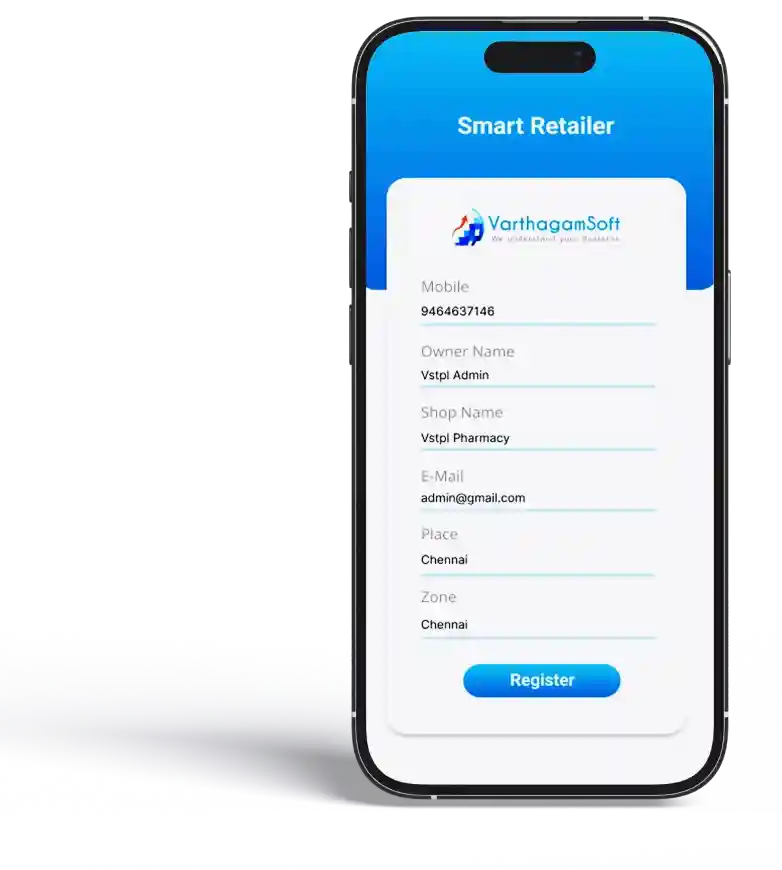 Smart Retailer App supporting retailer orders and billing access